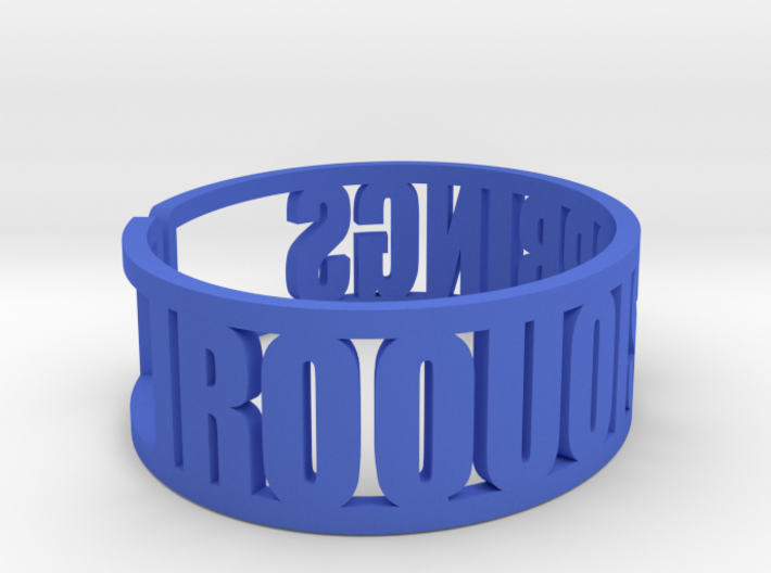 Iroquois Springs Cuff 3d printed