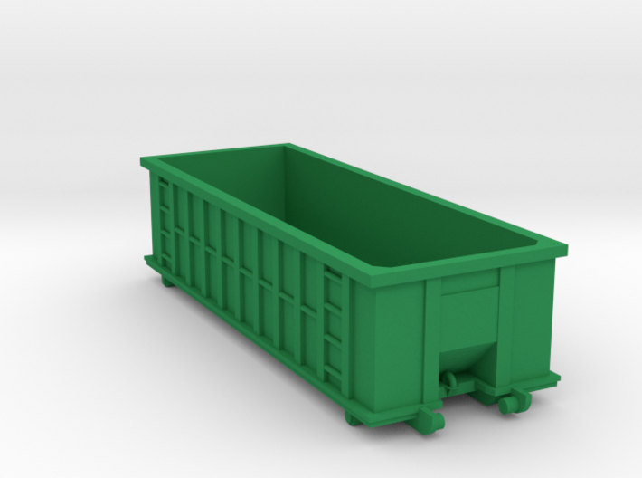 Industrial Dumpster 30yd - HO 87:1 Scale 3d printed