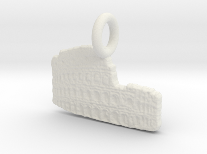 Colosseum, Rome, Italy Charm 3d printed