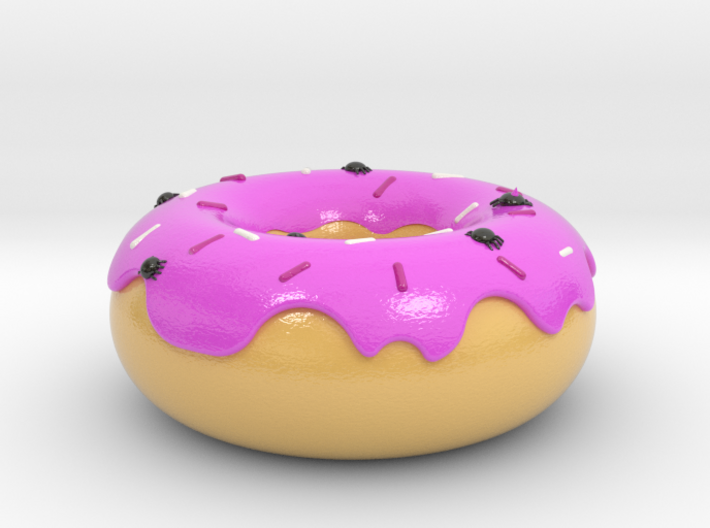 Boo-nilla Spider Donut 3d printed