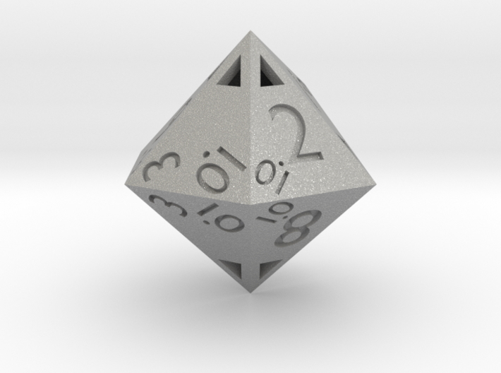 Sphericon-based d12: hollow 3d printed
