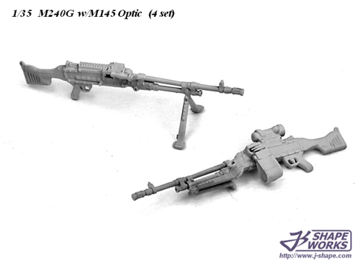 1/35 M240G w/ M145 Optic (4 set)  3d printed 