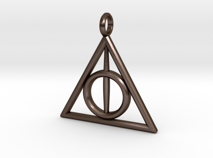 The Deathly Hallows Keychain/Pendant 3d printed 
