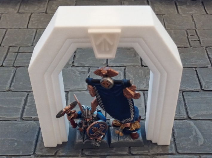 Dwarf Mine Door 3d printed 