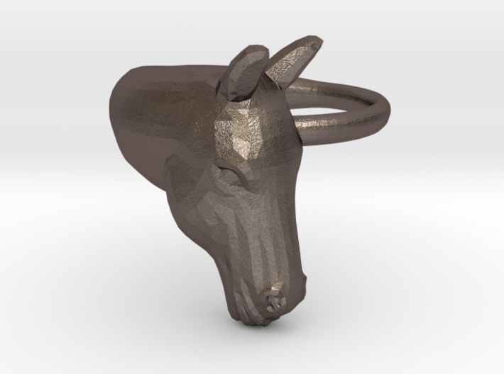 Horse Ring size 2 3d printed 