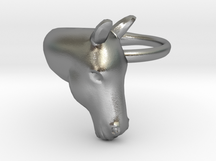 Horse Ring size 4 3d printed