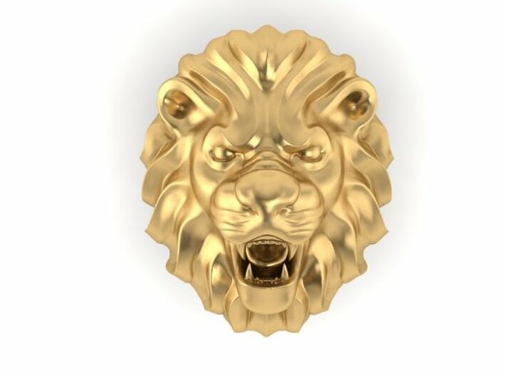 Lion ring size 7- 3d printed 