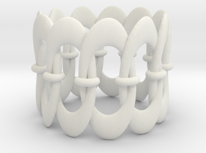 Oval Ring size 2 3d printed