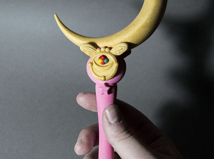 Sailor Moon Crescent Wand 10in 3d printed