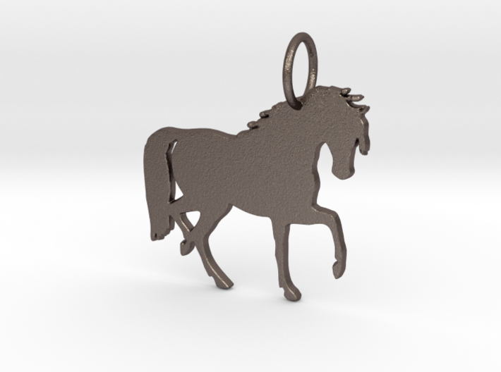 Horse Keychain 3d printed