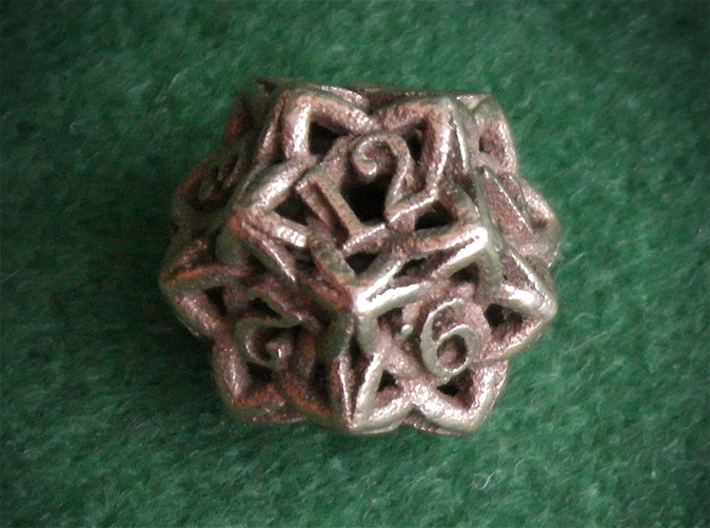 Celtic D12 3d printed Printed in Stainless Steel