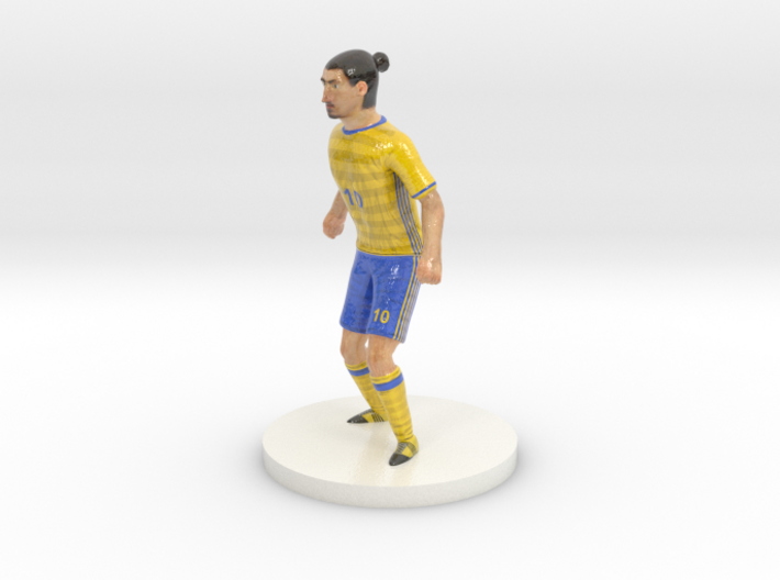 Swedish Football Player 3d printed