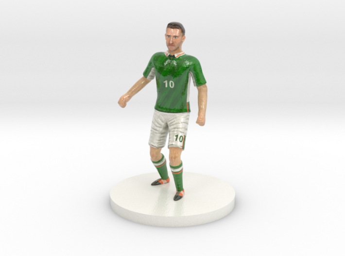 Irish Football Player 3d printed