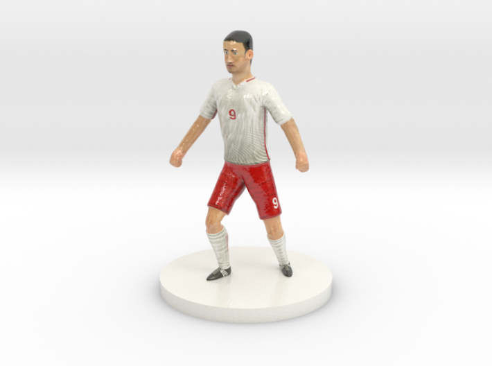 Polish Football Player 3d printed