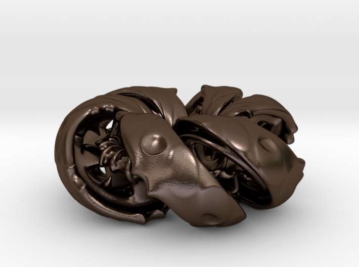 Xylem Pocket Sculpture 3d printed 