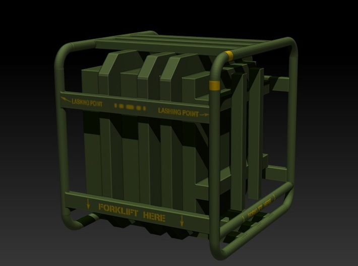 Sulaco Box with Rail 1:10 3d printed