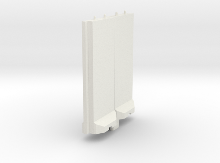 1-87 Concrete T-Wall Section Set 3d printed 