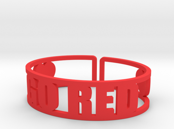 Go Red 3d printed
