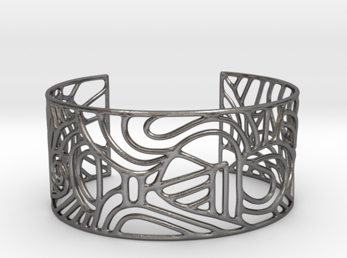 Cuff abstract no. 12 3d printed 