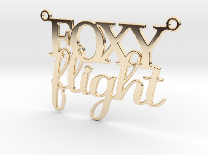 Foxy Flight Necklace 3d printed