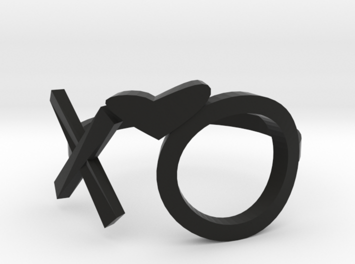 The Weeknd XO Midi Ring 3d printed
