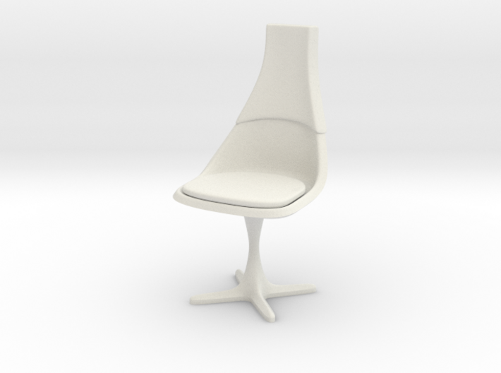 TOS Chair 115 1:18 Scale 4&quot; 3d printed