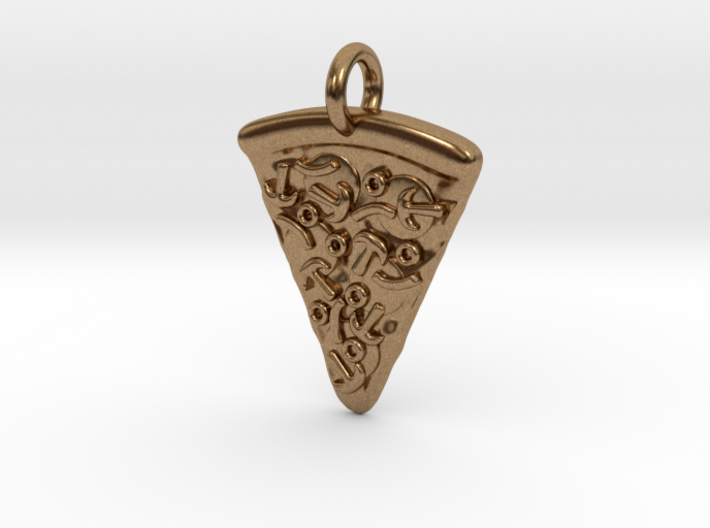 Pizza Pendant 3d printed