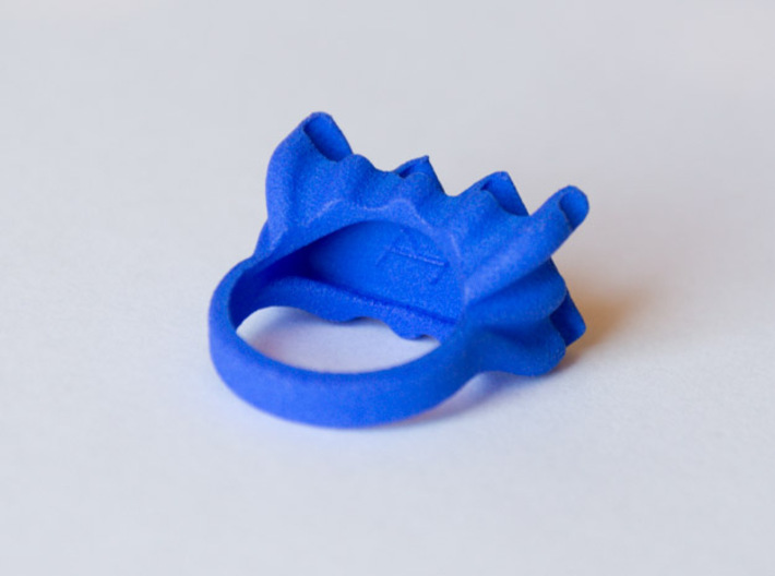 Tsunami Ring 3d printed 