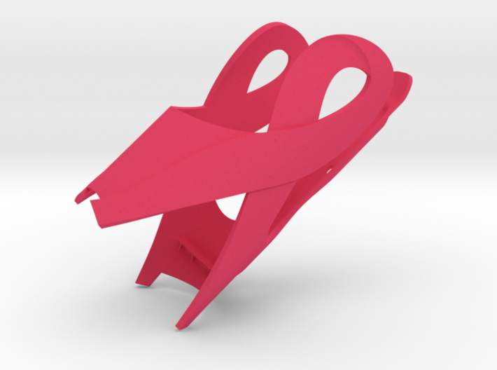 Ribbon Bottlecage - Designed by Daan Mulder 3d printed 3D RENDER