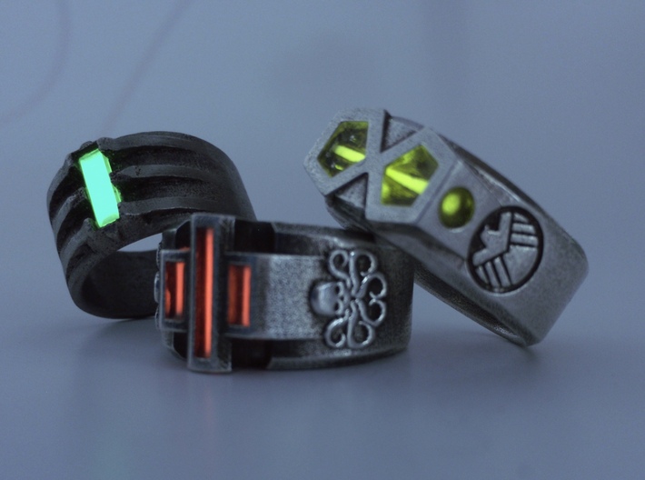 Romanoff Size 10-10½ 3d printed With glowing tritium vials installed.