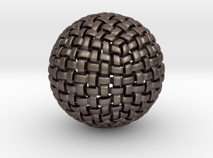 Knitted Sphere 3d printed