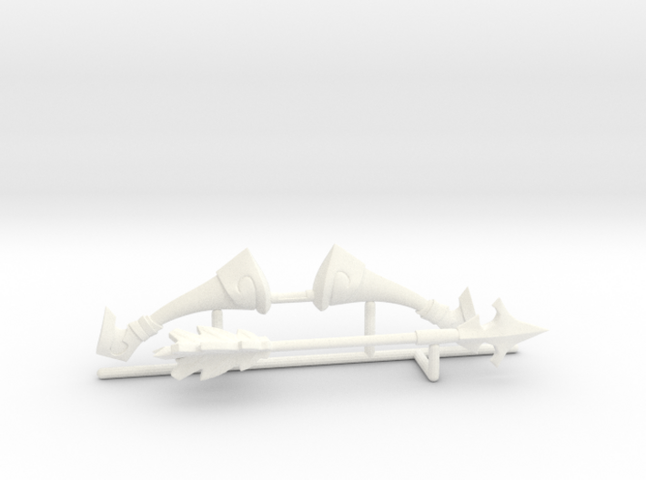 Bow and arrow Toon version 3d printed