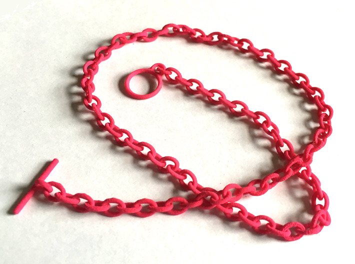 Basic Oval Chain - 22in 3d printed