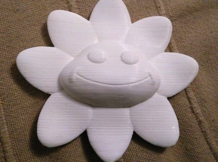 Flower Smile 3d printed 