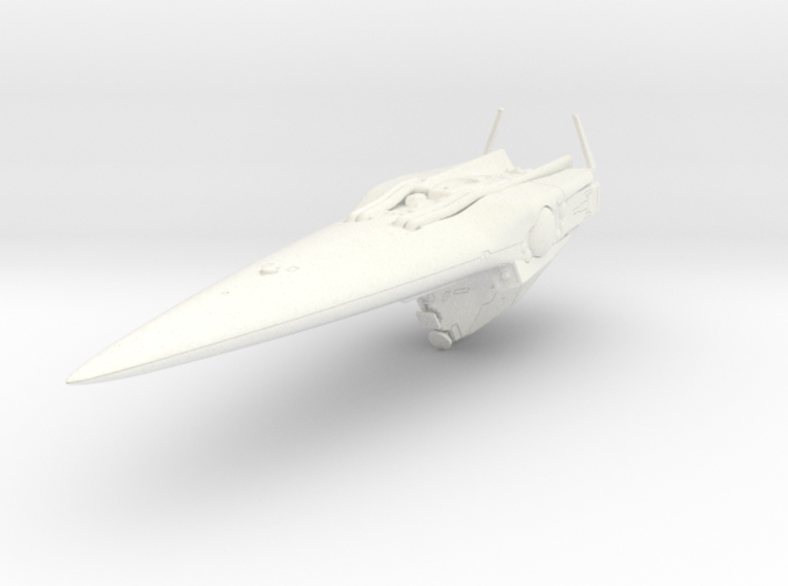 LoGH Imperial Brunhild 1:8000 3d printed 