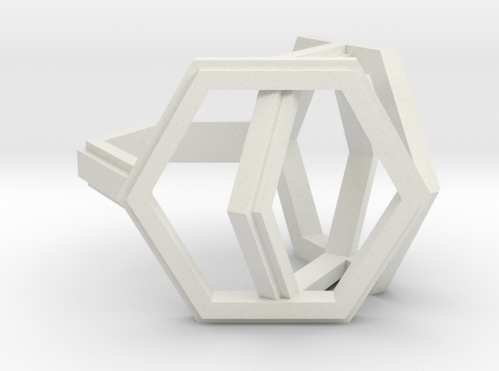 HEXset Ring Size 6 16,5 Mm 3d printed