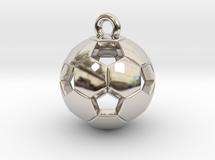 Soccer Ball Pendant 3d printed