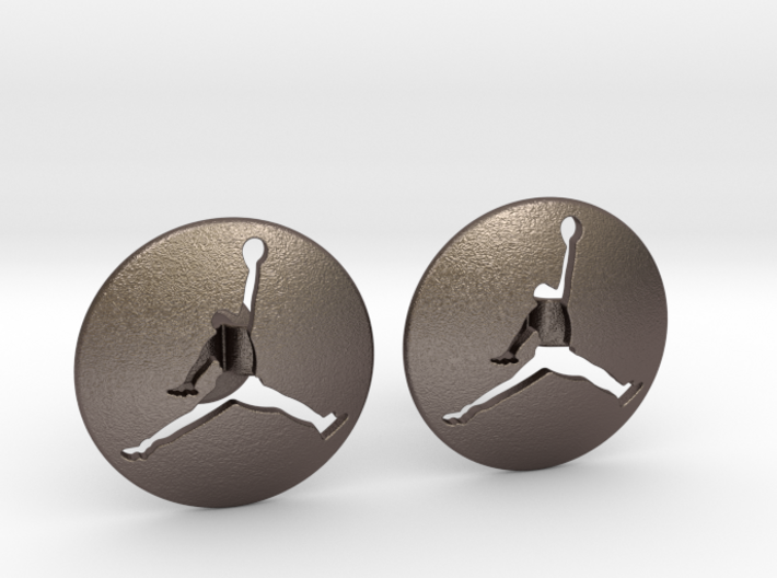 Jumpman Cufflinks v3 3d printed