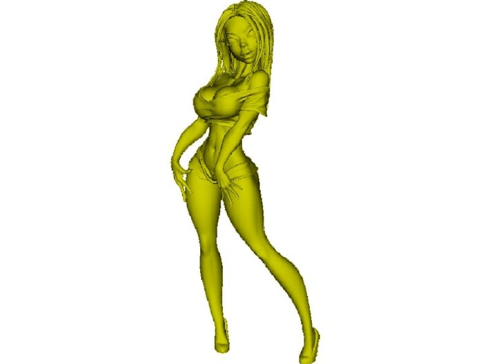 650mm scale striptease sexy girl figure 3d printed