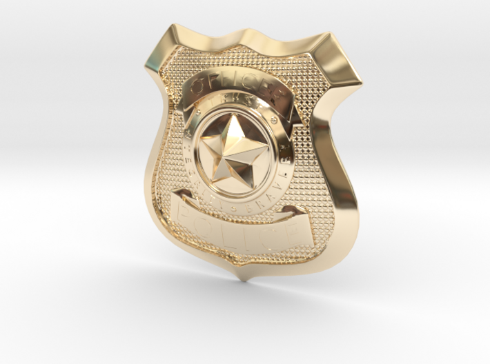 Zootopia Police Officer Badge 3d printed
