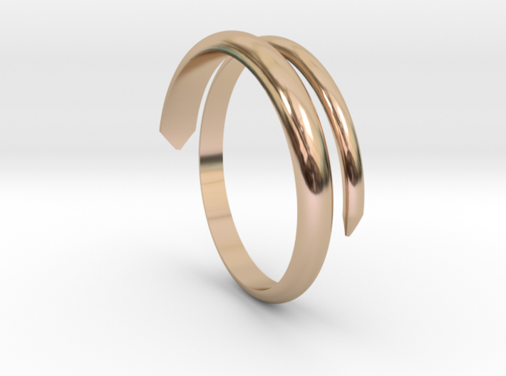 1.5 twist Ring 3d printed