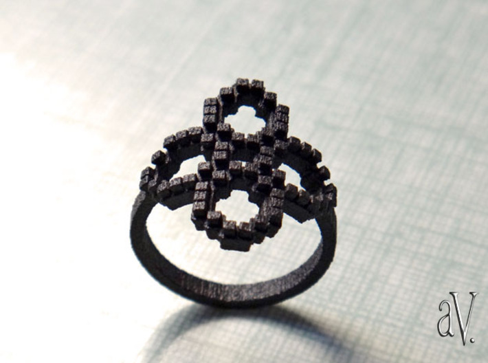 FlowER Ring 3d printed 