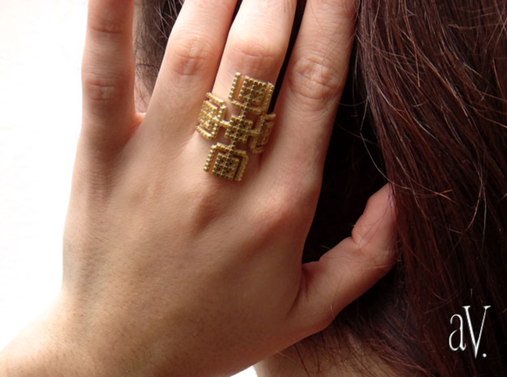Lith Arms Ring 3d printed