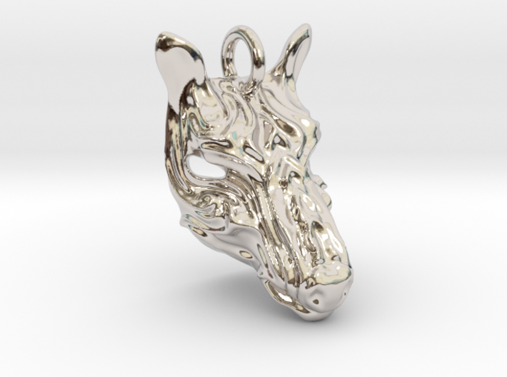 Horse Small Pendant 3d printed