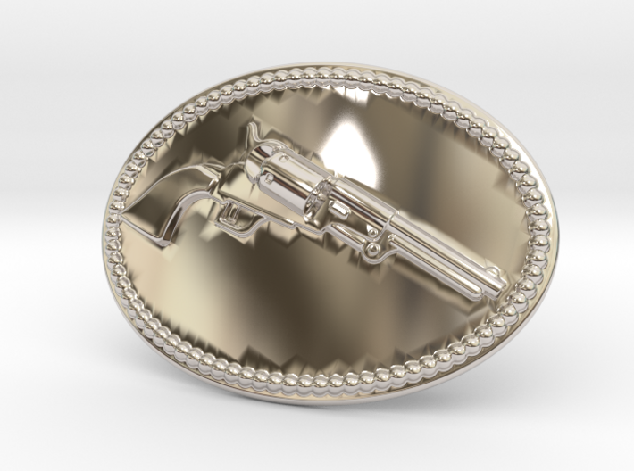 Colt Dragoon Belt Buckle 3d printed