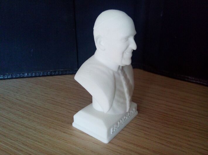 Pope Francis 3d printed