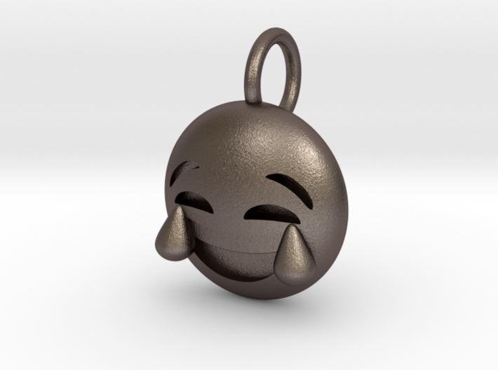 Dime Sized Emoji Tears Of Joy 3d printed 