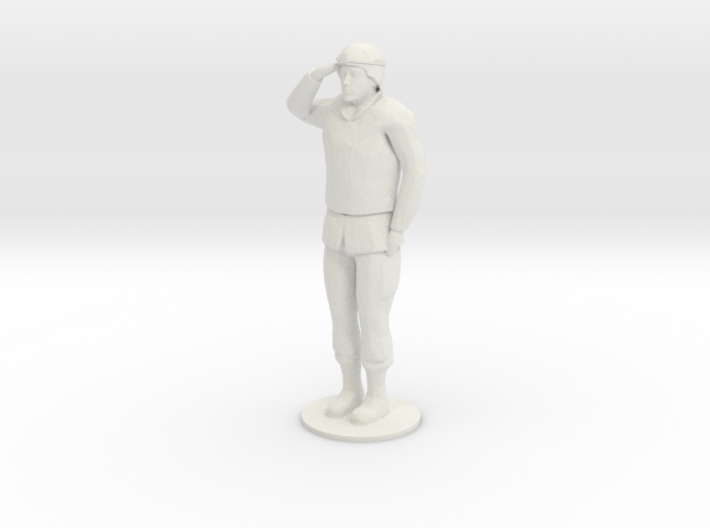 Male Soldier Salute 3d printed