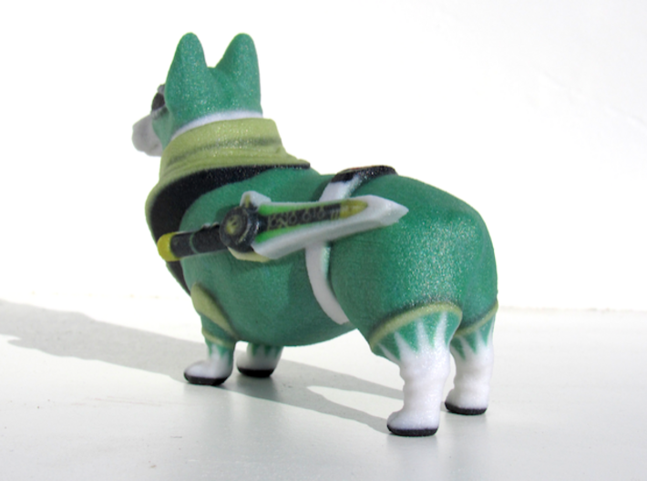 Green Ranger Corgi 3d printed 