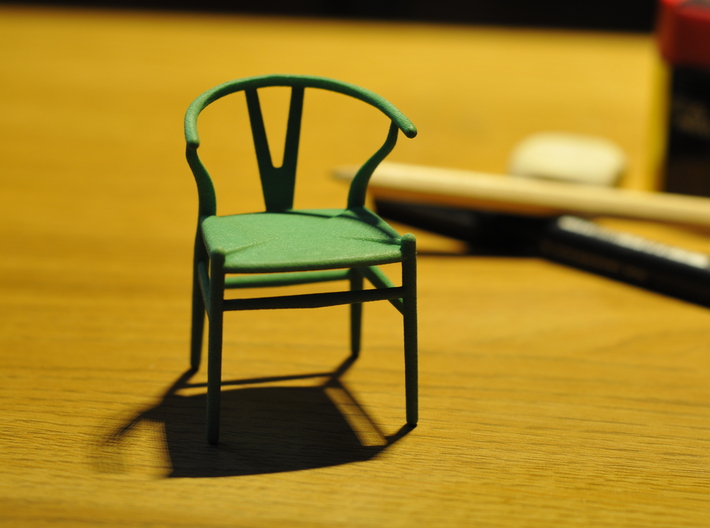 Wishbone style chair 1/12 scale  3d printed 